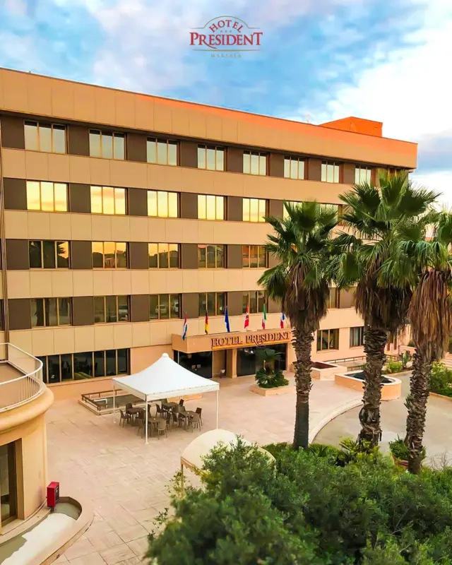 Benvenuti all'Hotel President.
Il posto perfetto per iniziare il vostro viaggio.

🌅𝐏𝐫𝐞𝐧𝐨𝐭𝐚 𝐨𝐫𝐚 𝐞 𝐯𝐢𝐯𝐢 𝐥𝐚 𝐭𝐮𝐚 𝐞𝐬𝐩𝐞𝐫𝐢𝐞𝐧𝐳𝐚! www.presidentmarsala.it

𝘝𝘪𝘢 𝘕𝘪𝘯𝘰 𝘉𝘪𝘹𝘪𝘰, 𝟣 𝘔𝘢𝘳𝘴𝘢𝘭𝘢 (𝘛𝘗)
𝟢𝟫𝟤𝟥 𝟫𝟫𝟫𝟥𝟥𝟥

#HotelPresident #marsala #MarsalaExperience #BusinessHotel #SicilyTravel #PiscinaeSolarium #MarsalaWeekend
